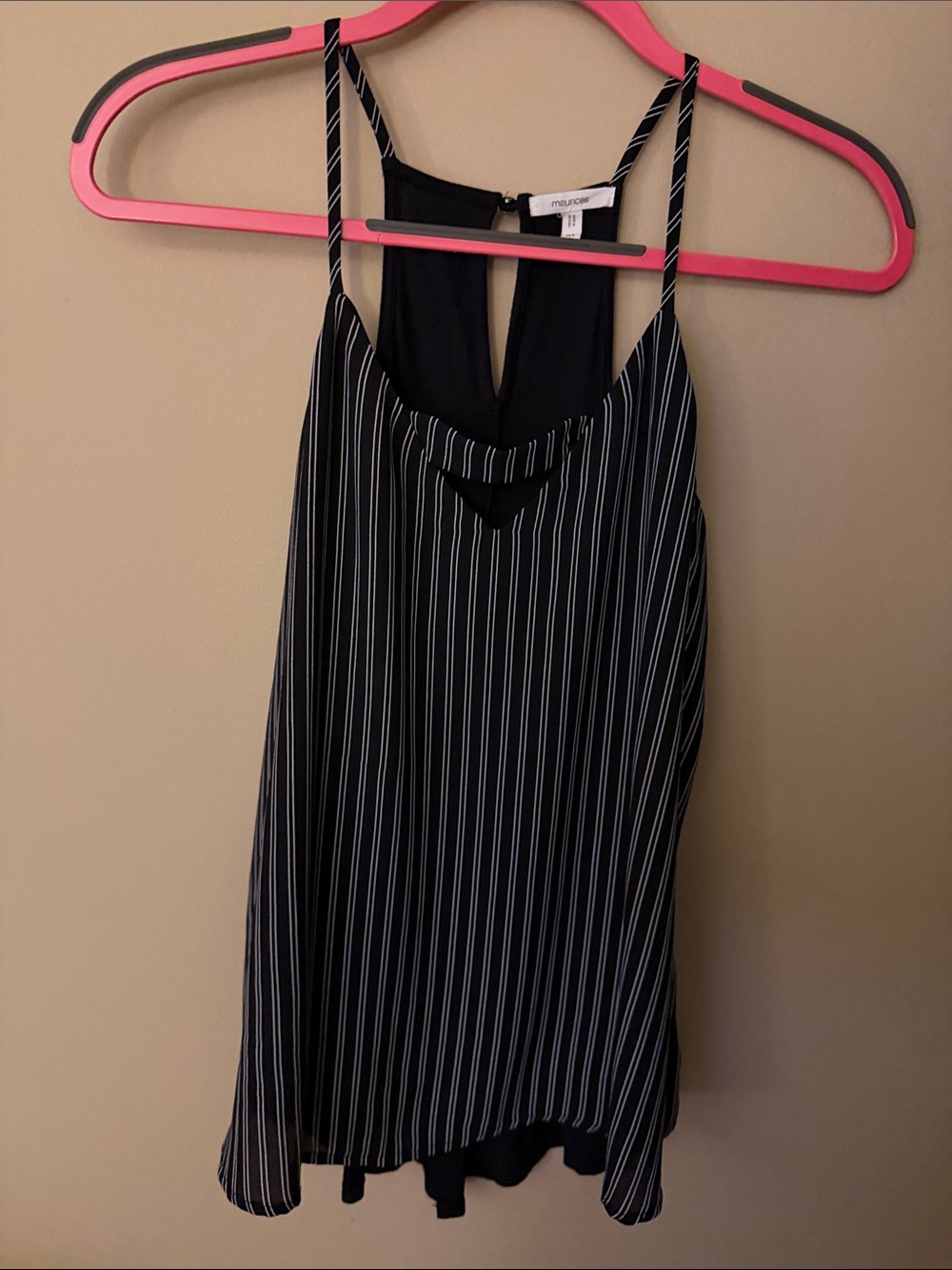 Maurices Black and White Striped Camisole